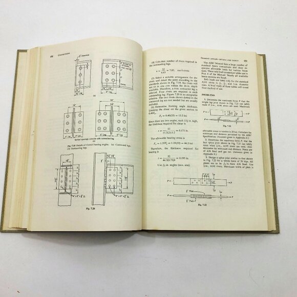 Vintage Steel buildings Analysis and Design Crawley & Dillon 1970 2nd Edition - Picture 8 of 11